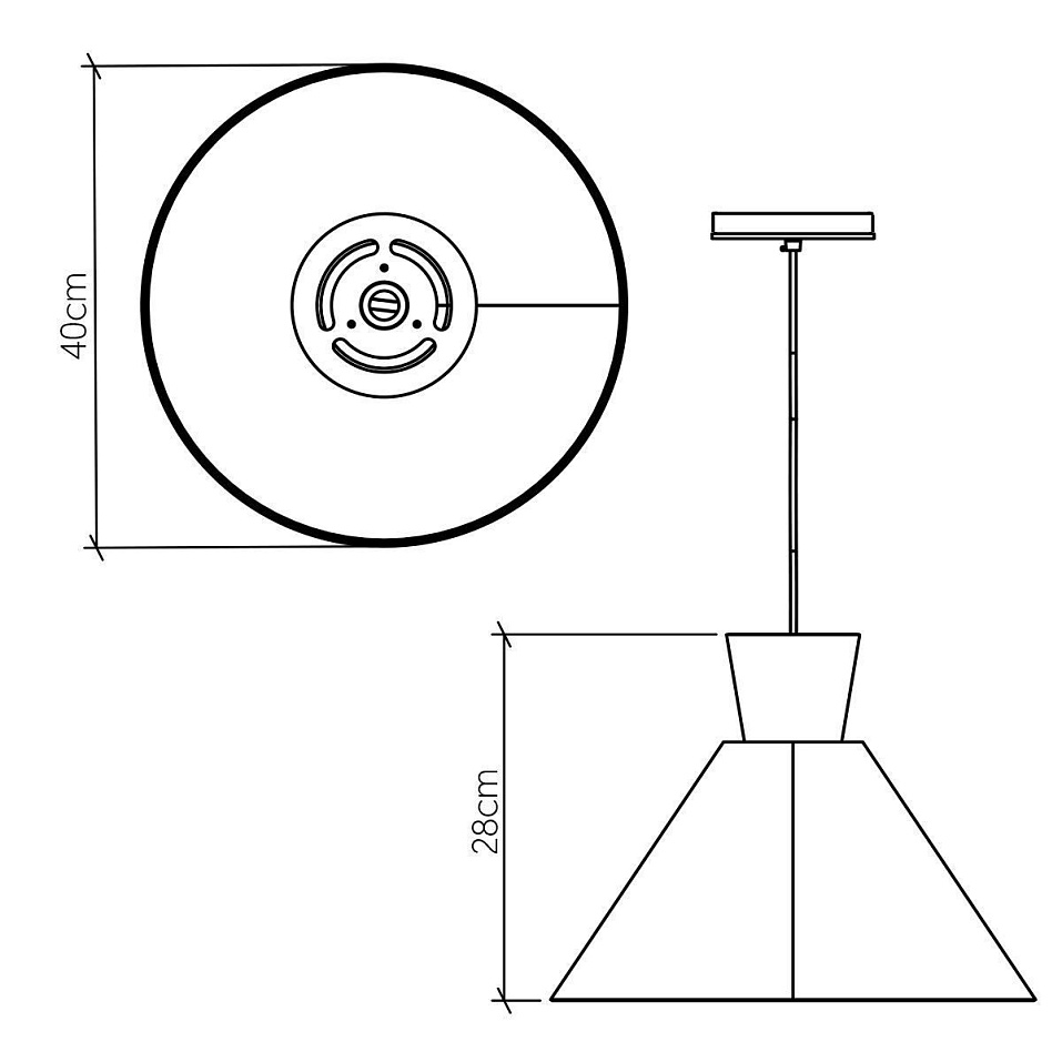 QN-CONICAL-P-M-TEAK  CONICAL Teak Veneer /Teak Veneer // подвесной E27 1х40  х   