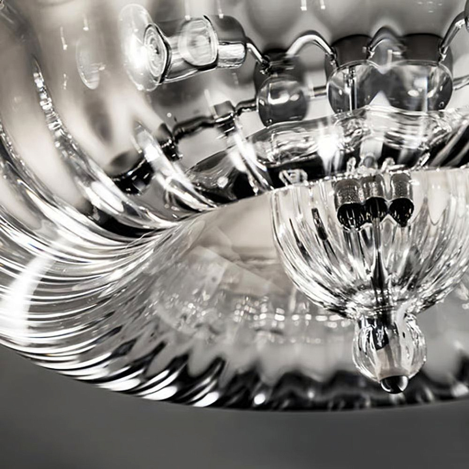 NOVECENTO PL CR RI CR NOVECENTO chrome /crystal// потолочный E14 5х60  х   