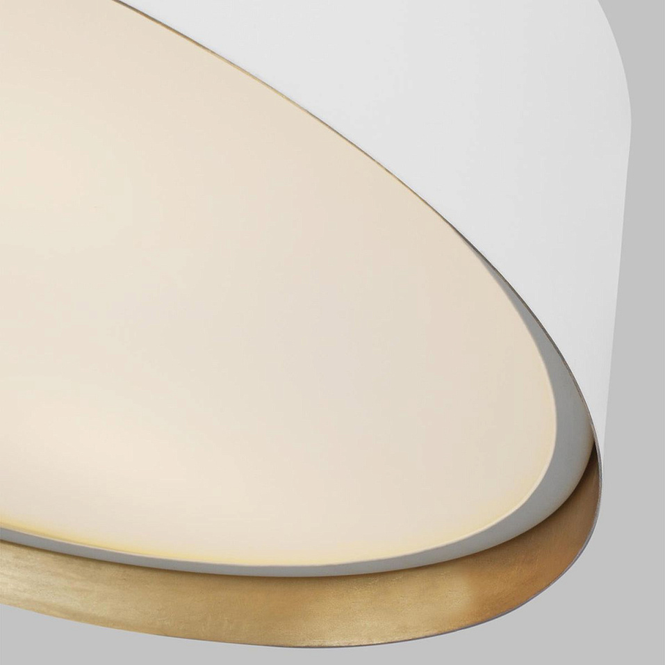 FE-ASHER-3F-WHT ASHER matt white/matt white/gold//белый потолочный E14 3х60  х   