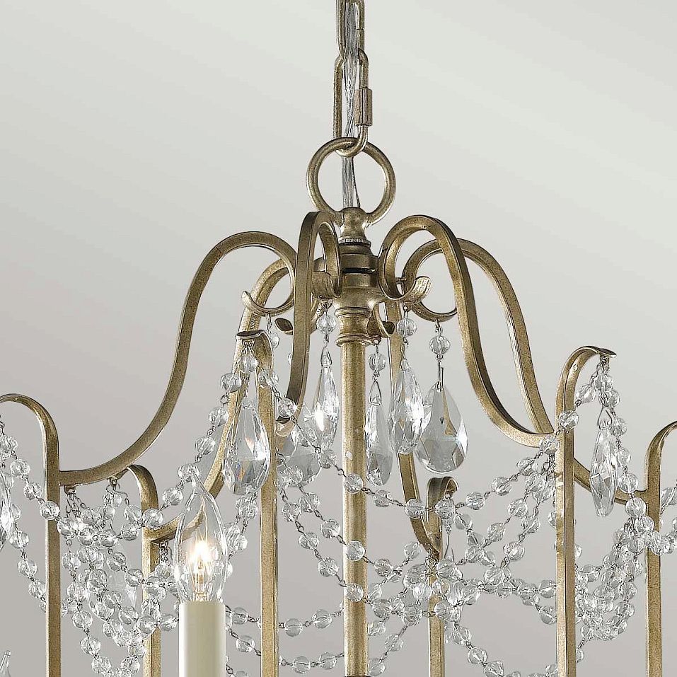 FE-GIANNA6 GIANNA Gilded Silver/// подвесной E14 6х60  х   