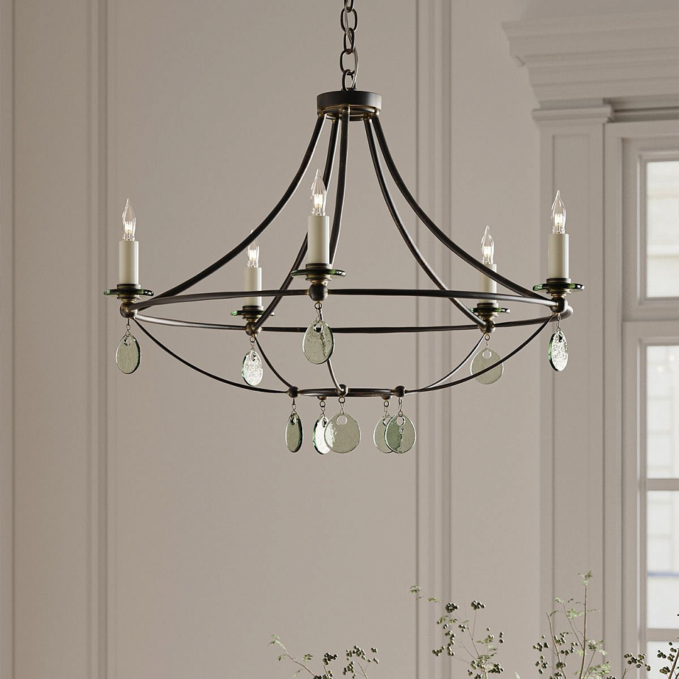 QNC-NOVELLA5-ABK NOVELLA Aged black /clear/// подвесной E14 5х60  х   