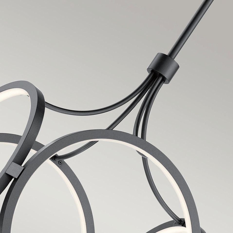 QN-CIRI-P-MBK CIRI Matt Black/Matt Black//белый подвесной LED 1х45  х   