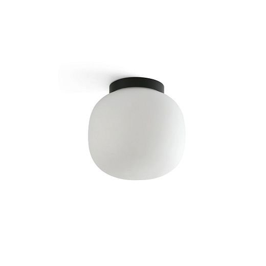 68611 AMELIA matt black/white//white потолочный E27 1х15  х  68611