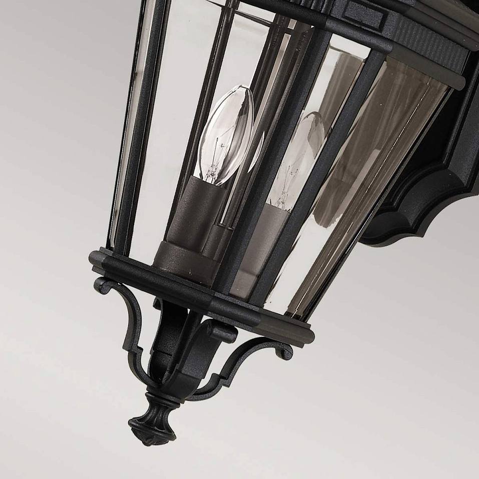 FE-COTSLN2-M-BK Cotswold Lane Black/Clear// настенный E14 2х60  х   