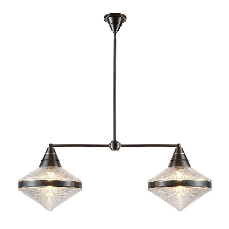 QN-WILLARD-LP2-UBZ-PG  WILLARD Urban Bronze /Clear Prismatic// подвесной E27 2х60  х   