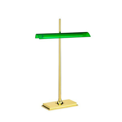 F3440044 GOLDMAN gold/green// настольный LED 1х5  х  F3440044