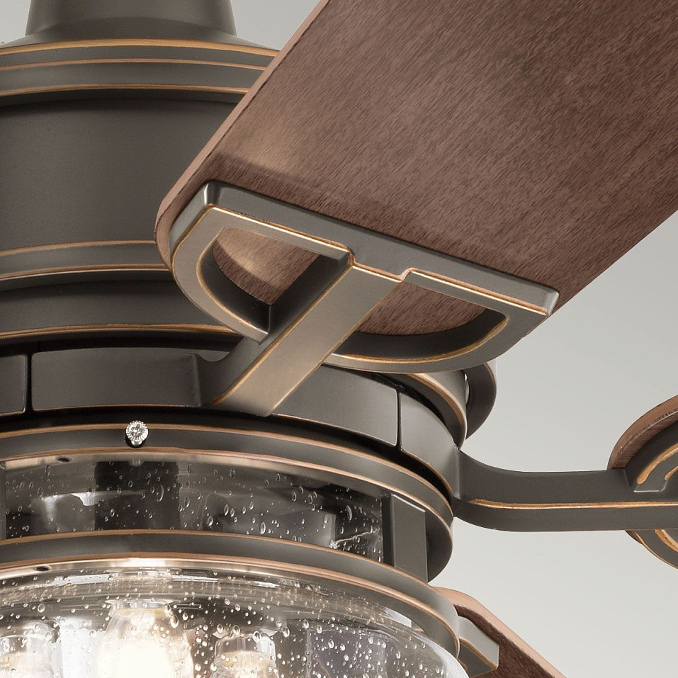 KLF-LYNDON-52-OZ LYNDON Olde Bronze/clear// потолочный E27 LED 3х8  х   