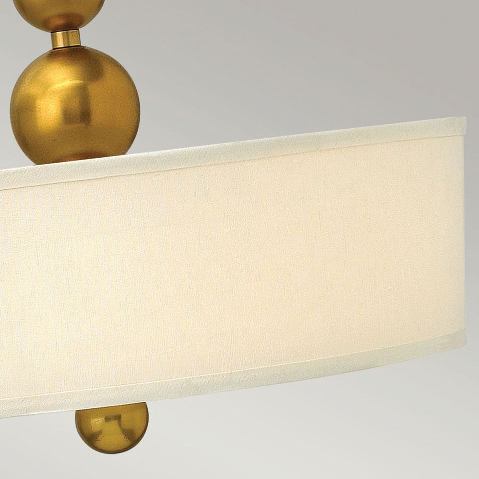 HK-ZELDA-P-B-VS  ZELDA Vintage Brass /White//белый подвесной E27 3х60  х   