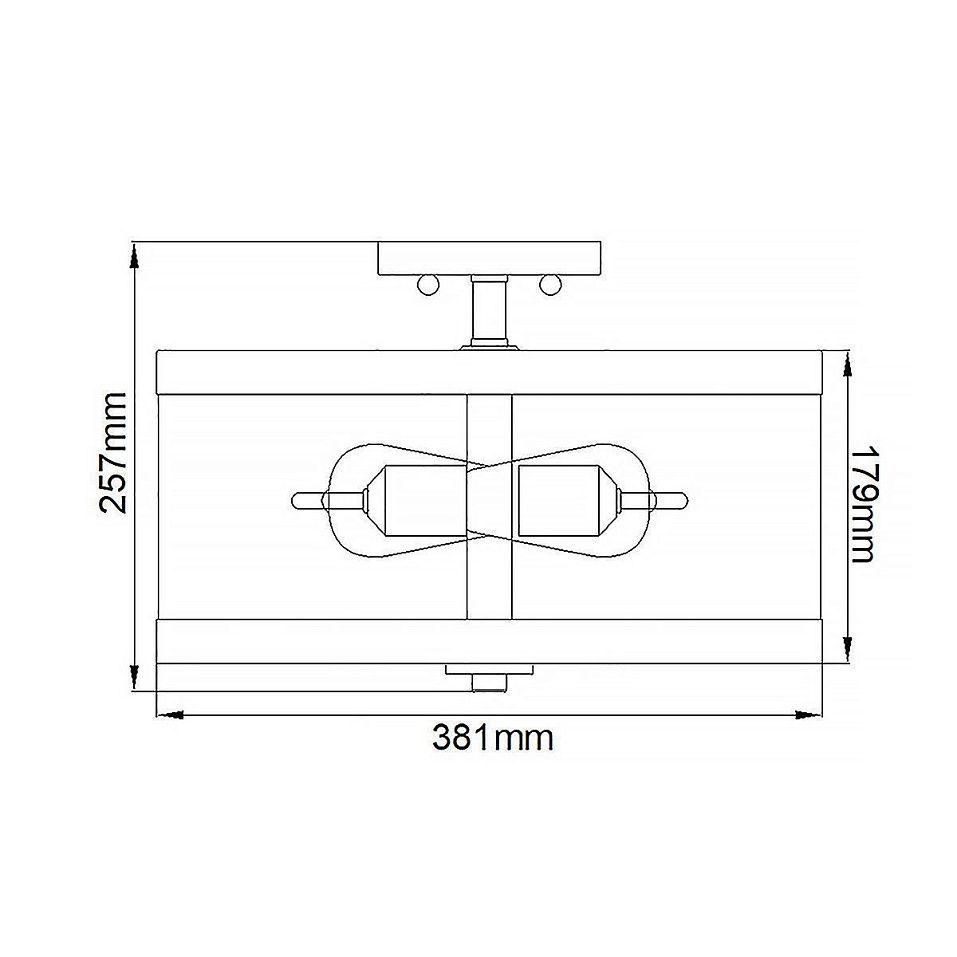 FE-HARROW-SF HARROW Polished Nickel/Clear Seeded// потолочный E27 2х60  х   