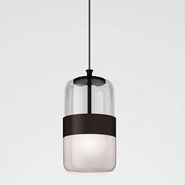 FUTURA SP SPFUTUR40NRCR bianco cristallo/grigio  black matt/clear/white светильник подвесной E27 1х7  FUTURA SP SPFUTUR40NRCR bianco cristallo/grigio