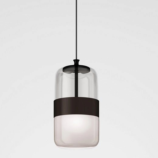 FUTURA SP SPFUTUR40NRCR bianco cristallo/grigio  black matt/clear/white светильник подвесной E27 1х7  FUTURA SP SPFUTUR40NRCR bianco cristallo/grigio