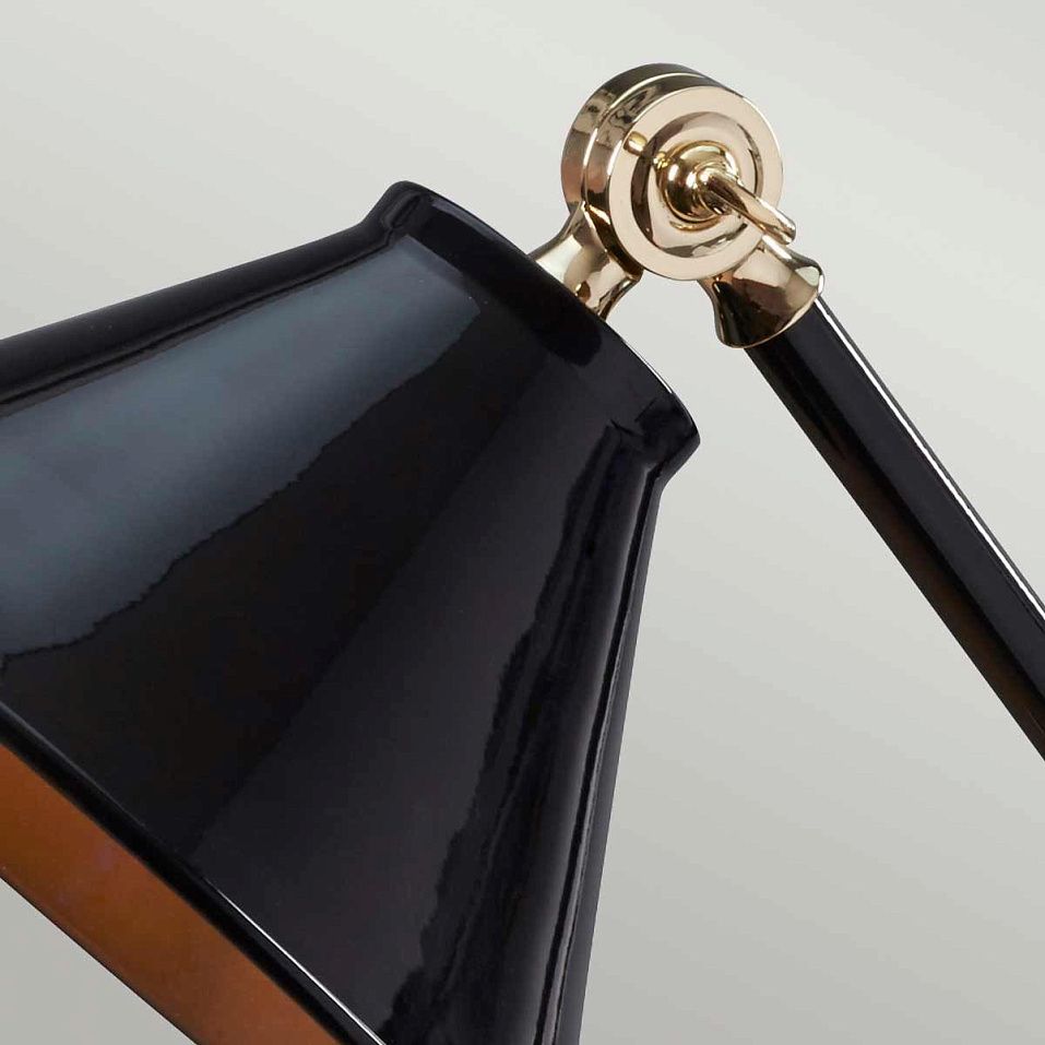 PV-ELEMENT-BPB Provence Element  Black/Polished Brass /Black// настольный E27 1х60  х   