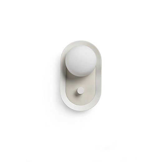 40103 MAYA sand grey/white// настенный LED 2700K 1х8  х  40103