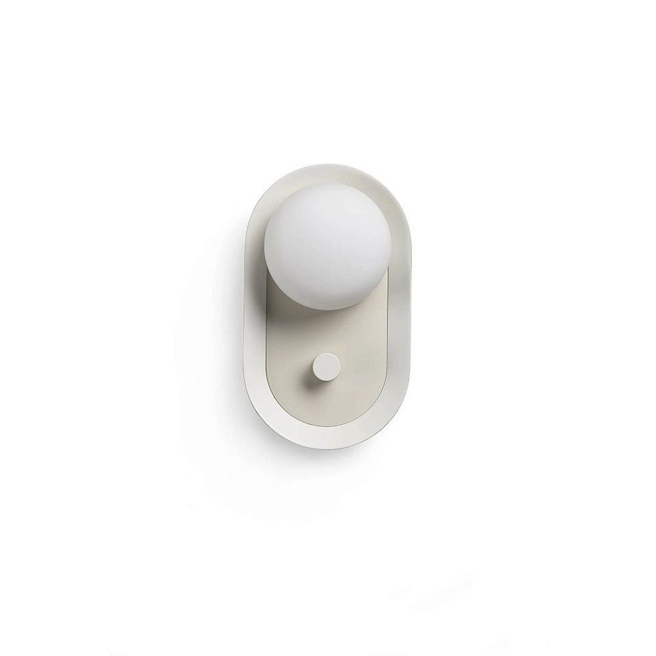 40103 MAYA sand grey/white// настенный LED 2700K 1х8  х   