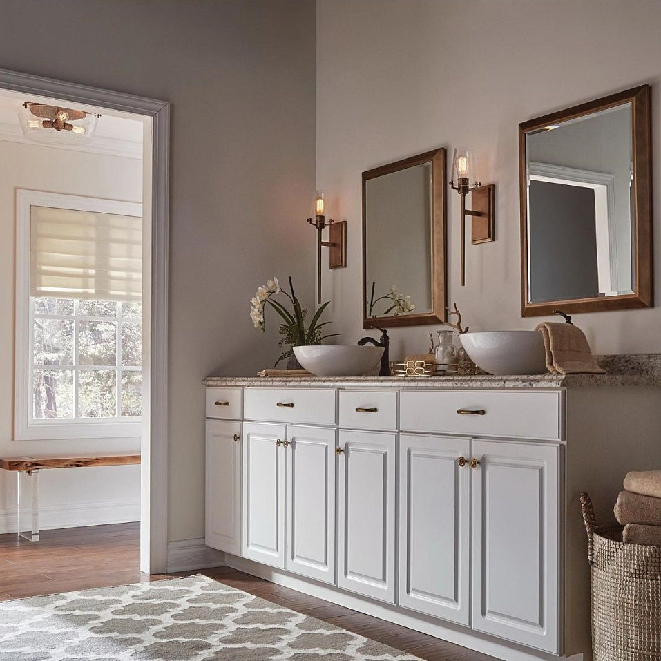 KL-ALTON1-BATH-BB ALTON BATH матовая латунь/прозрачный// настенный E27 1х40  х   