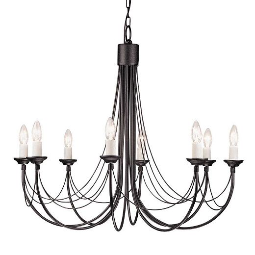 CB8-BLACK CARISBROOKE black/// подвесной E14 8х60  х  CB8-BLACK