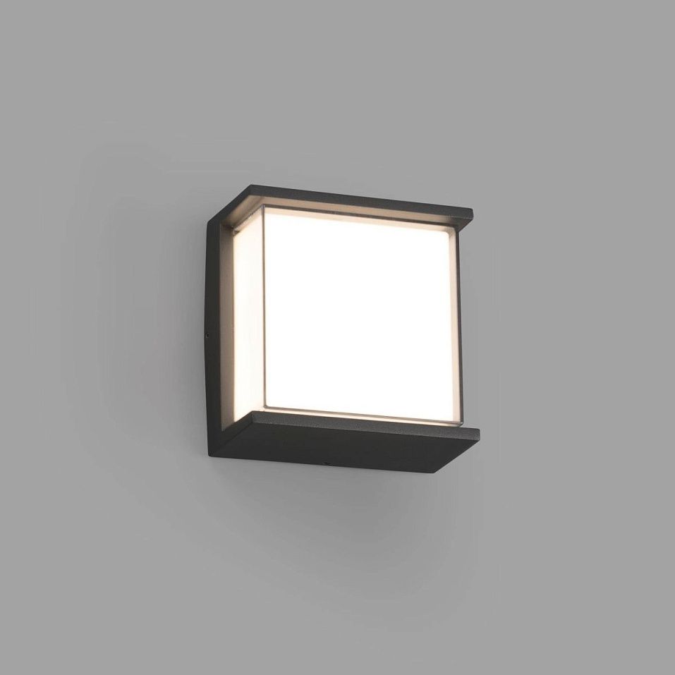 71274 HIKARI Dark grey/Opal// настенный LED 1х10  х   