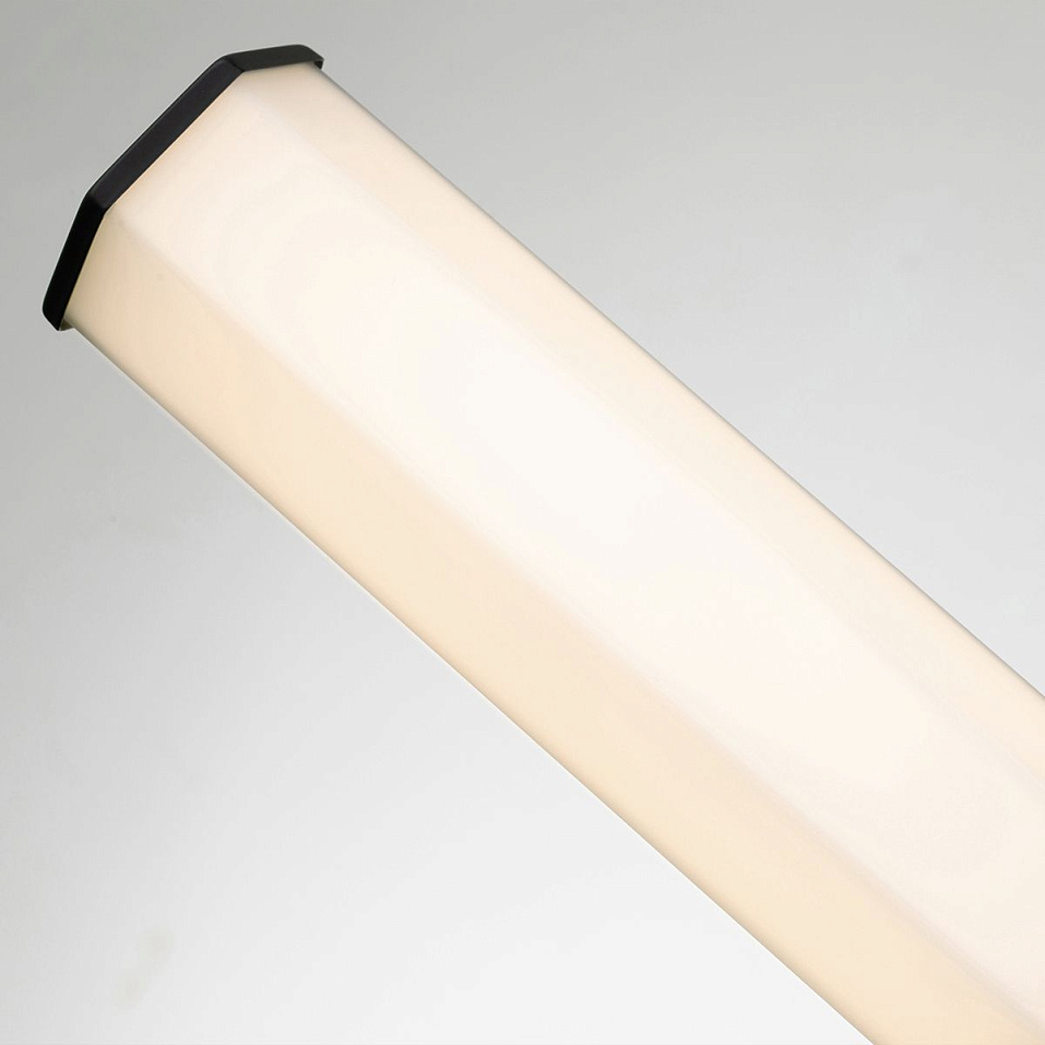 QN-FACET-LED2-BK-BATH FACET Matte Black/Opal// настенный LED 2х12  х   
