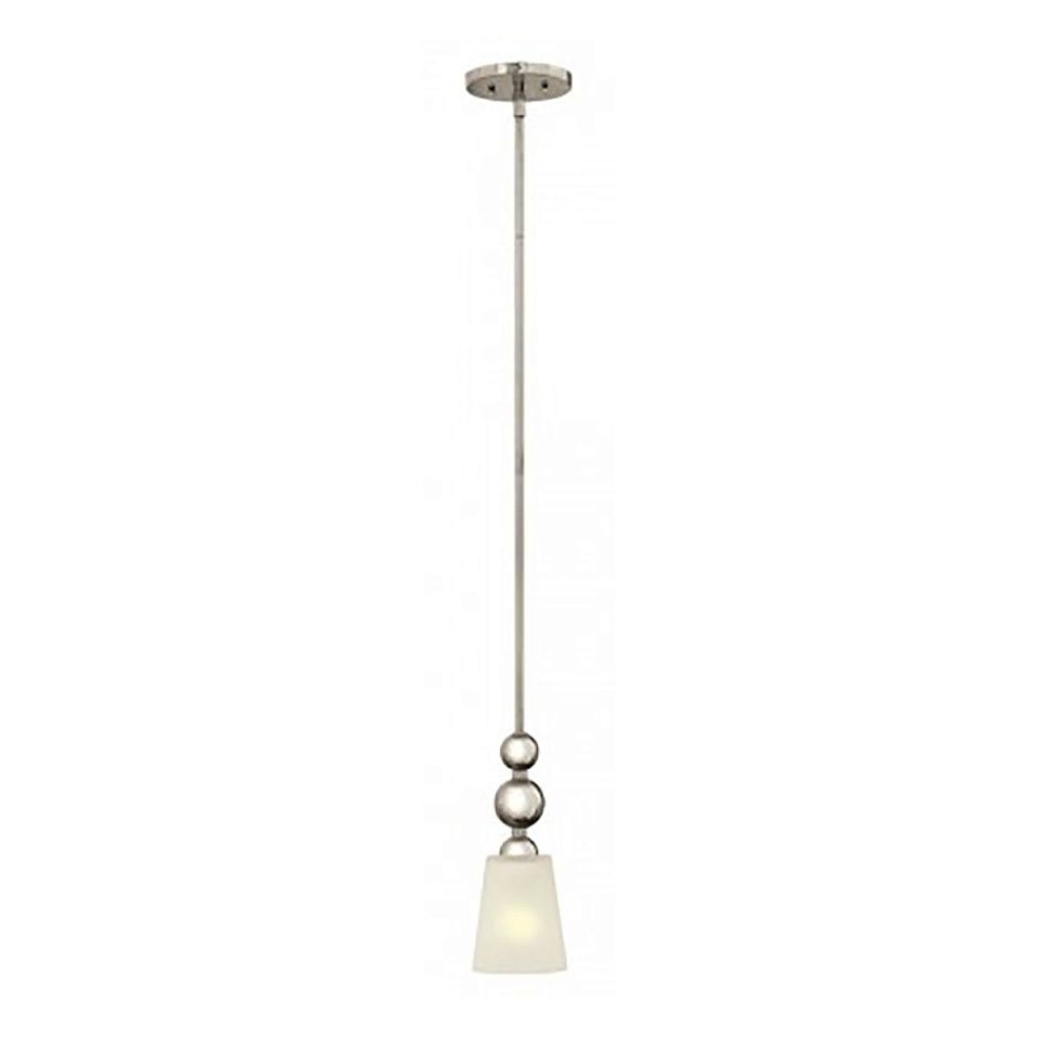 HK-ZELDA-P-A-PN ZELDA Polished Nickel /Etched Glass // подвесной E27 1х60  х   