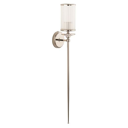 CAN-K-1(BN)ZOL/100 CANTU polished nickel/clear// настенный E14 1х40  х  CAN-K-1(BN)ZOL/100