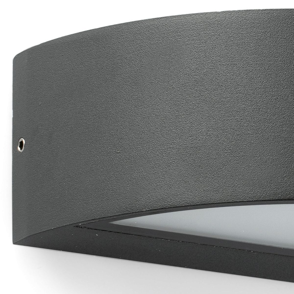 71276 OVAL Dark grey///Opal настенный LED 1х10  х   