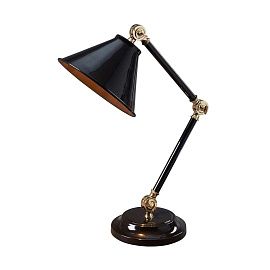 PV-ELEMENT-BPB Provence Element  Black/Polished Brass /Black// настольный E27 1х60  х  PV-ELEMENT-BPB