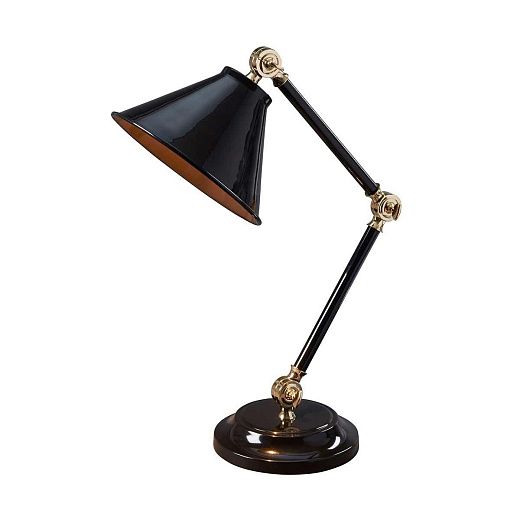PV-ELEMENT-BPB Provence Element  Black/Polished Brass /Black// настольный E27 1х60  х  PV-ELEMENT-BPB
