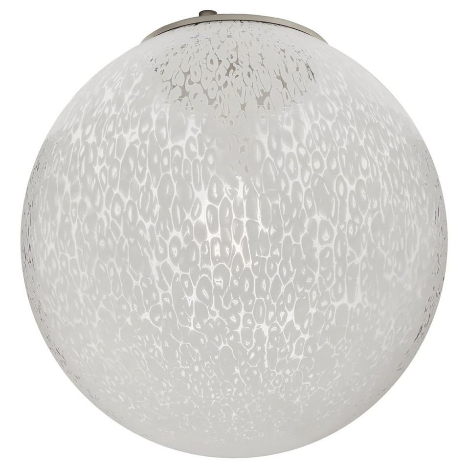 RINA PL 60 BC/MU NI RINA nickel satin/white murrina// потолочный E27 3х77  х   