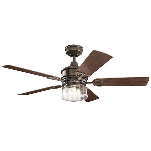 KLF-LYNDON-52-OZ LYNDON Olde Bronze/clear// потолочный E27 LED 3х8  х  KLF-LYNDON-52-OZ