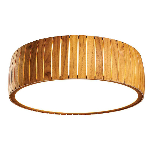 QN-BARREL-F-LED-50-TEAK BARREL Teak Veneer/ Nickel Plated Aluminium /Teak Veneer//белый матовый пото  QN-BARREL-F-LED-50-TEAK