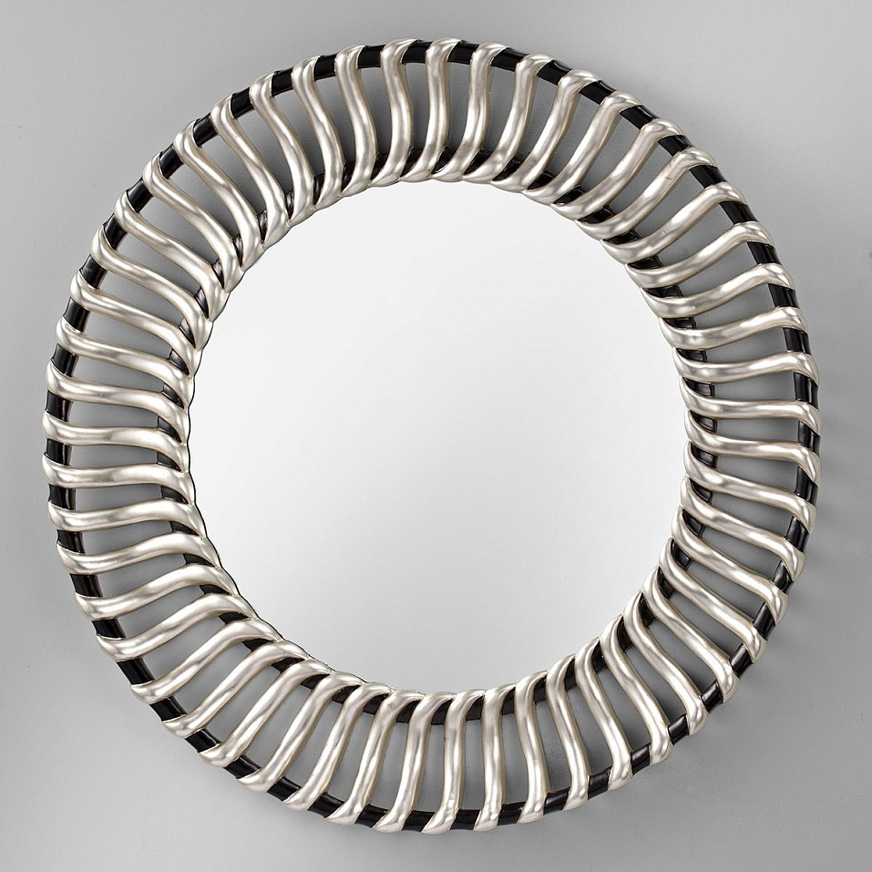 FE-COSMO-MIRROR Зеркало, Black/Silver, металл, 106,7х106,7 см   
