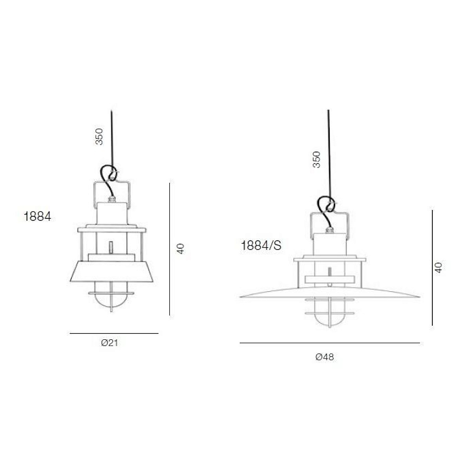 1884/S/AN SISTEMA POLO Antracite/matt// подвесной E27 1х15  х   