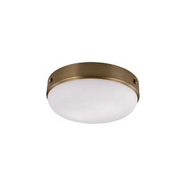 FE-CADENCE-F-DAB CADENCE Dark Antique Brass/Opal// потолочный E27 2х75  х  FE-CADENCE-F-DAB