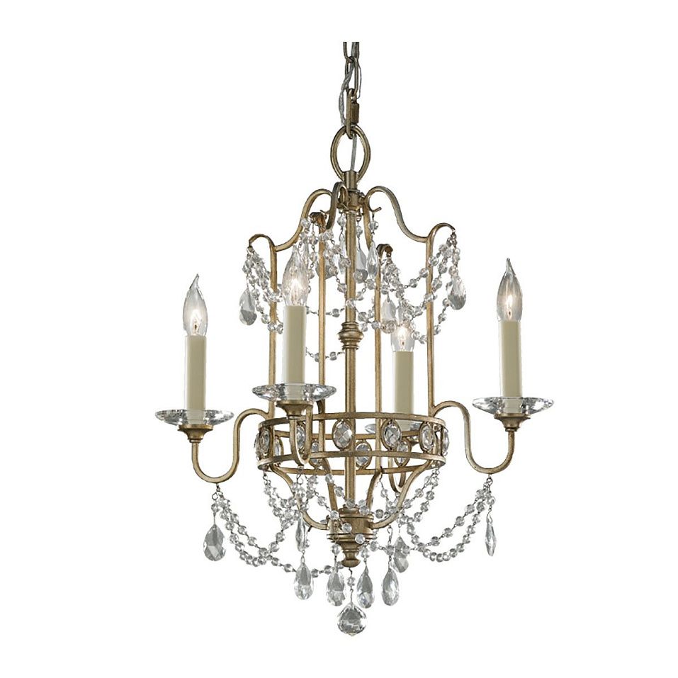 FE-GIANNA4 GIANNA Gilded Silver/// подвесной E14 4х60  х   