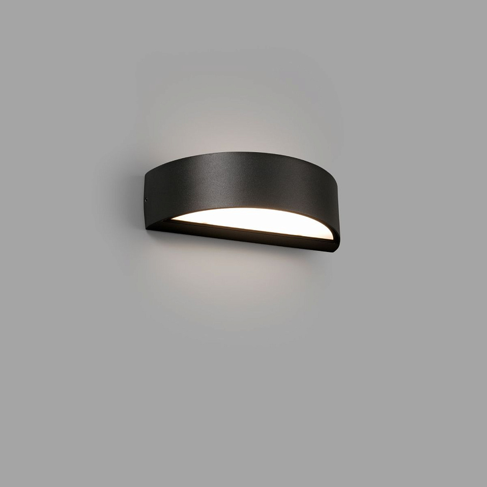 71276 OVAL Dark grey///Opal настенный LED 1х10  х   