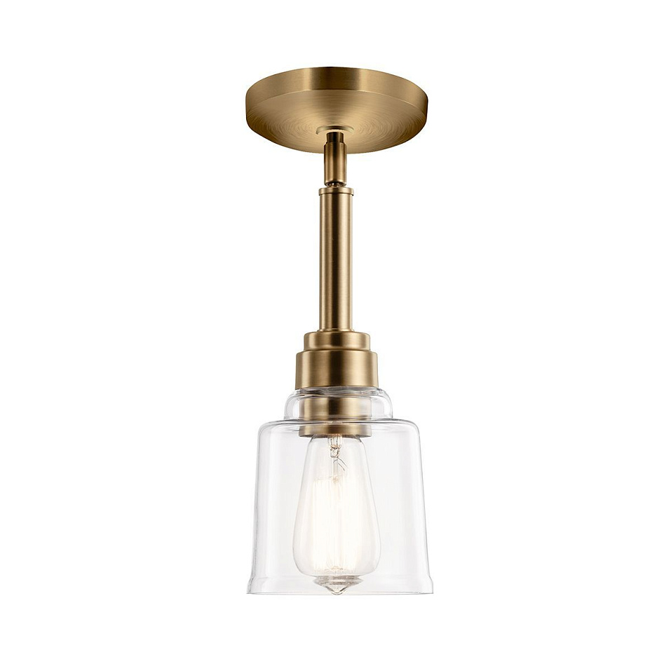 KL-AIVIAN-P-WBR AIVIAN  Weathered Brass/Clear// подвесной E27 1х60  х   
