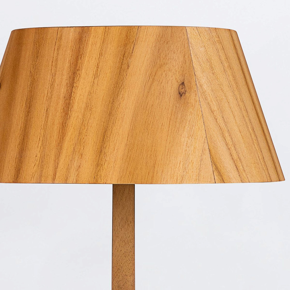 QN-NOSTALGIA-TL-M-TEAK  NOSTALGIA Teak Veneer/Teak Veneer// настольный E27 1х40  х   