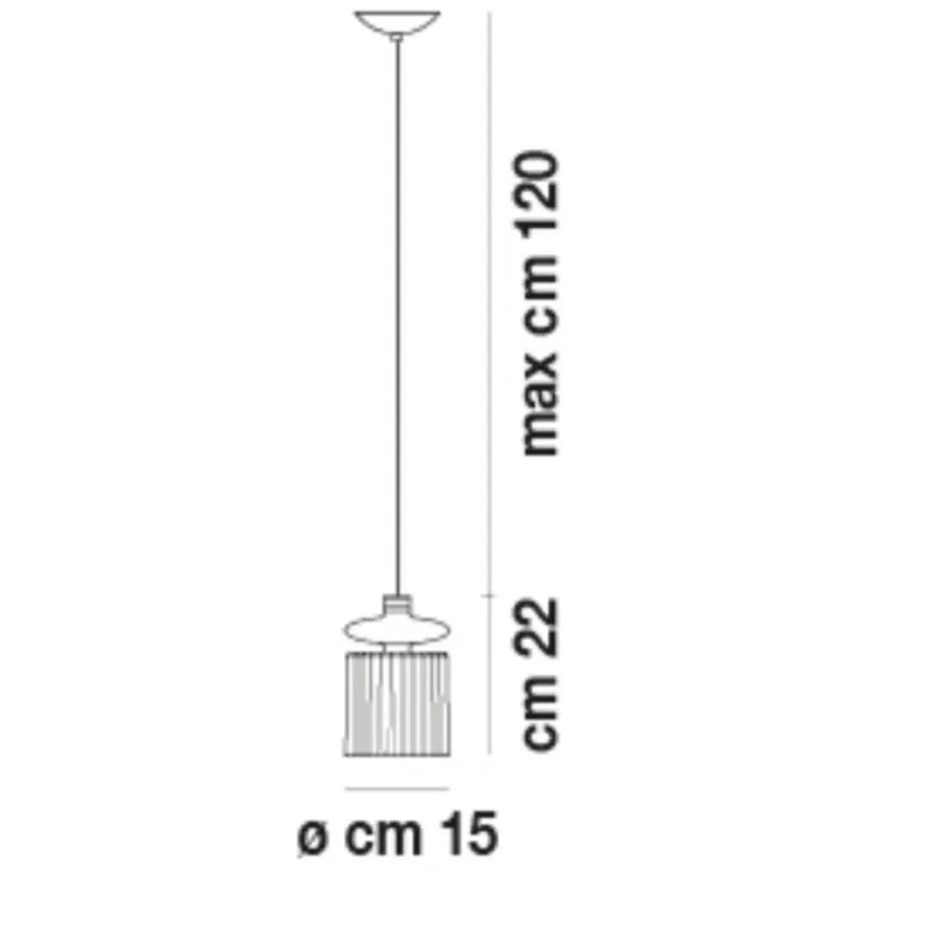 TREAD SP FU/TR BHS  matt bronze/fume// подвесной LED 1х12  х   