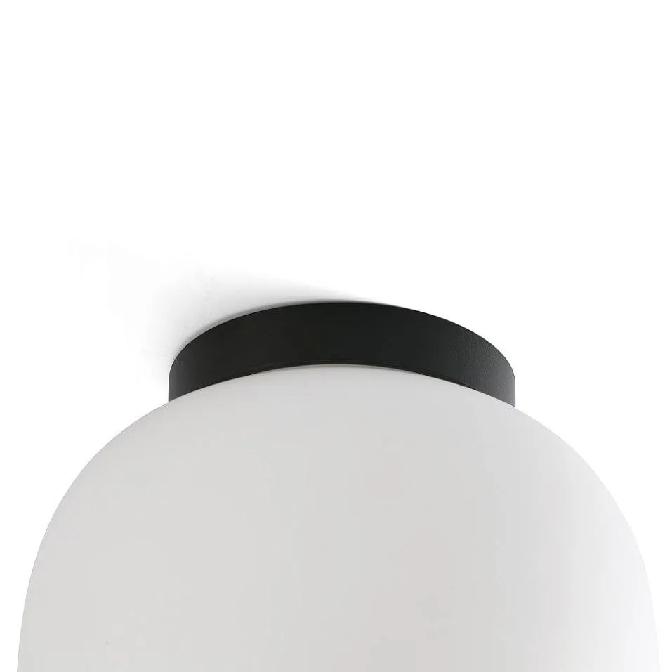 68611 AMELIA matt black/white//white потолочный E27 1х15  х   