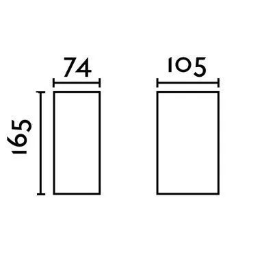 70634 bliNd графит/// настенный LED 2х3  х   