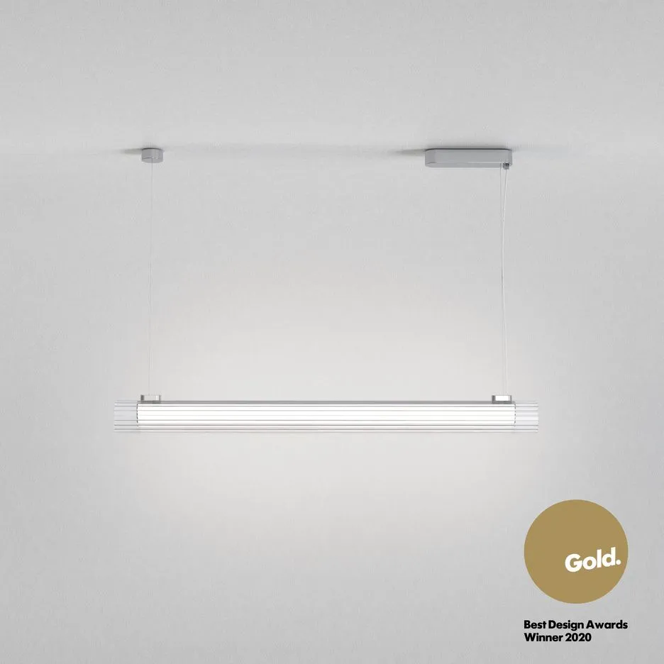 1409004 IO Pendant 1000 Polished chrome/Clear// подвесной LED 1х20.2  х   