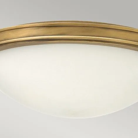HK-COLLIER-F-M COLLIER Heritage Brass/Opal// потолочный E27 3х60  х   