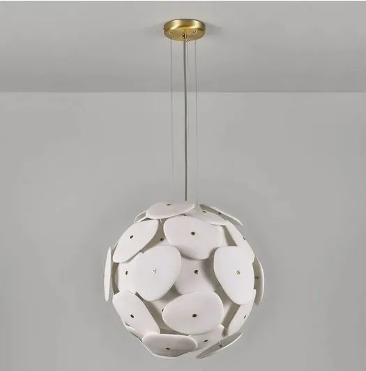 FP443NM Pebble Pendant латунь/белый// подвесной E27 1х100  х   