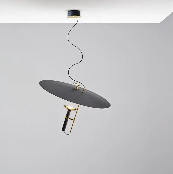 9705 LUNA BLACK/GOLD// подвесной LED 1х27  х   