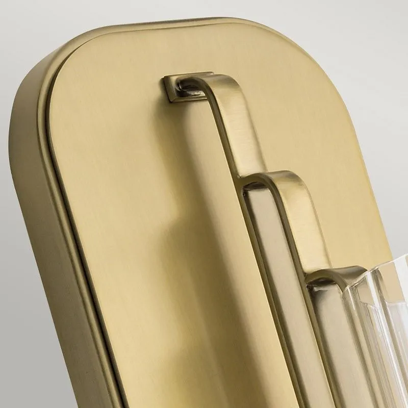 QN-KIMROSE1-BNB KIMROSE Brushed Natural Brass /Clear// настенный E14 1х40  х   