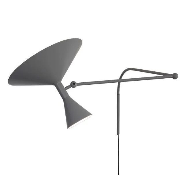 LMM EDD 31 LAMPE DE MARSEILLE MINI matt grey/ настенный E14 2х46  х   