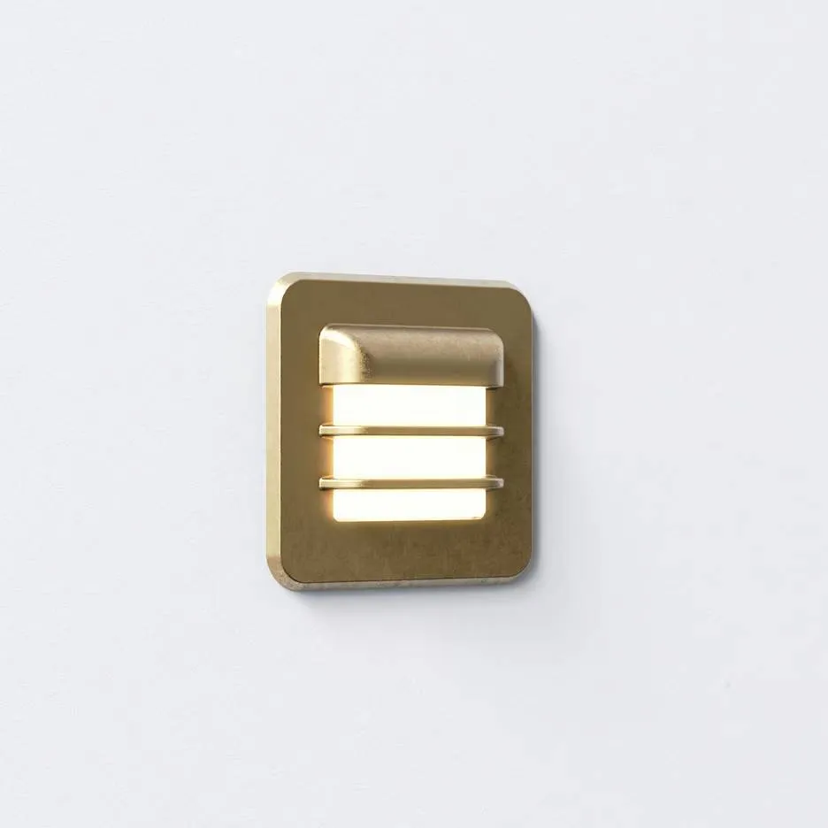 1379005  ARRAN Solid Brass///матовый встраиваемый LED 1х2  х   