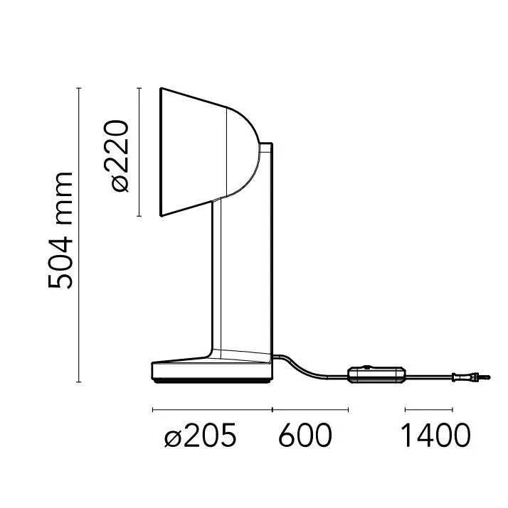 F1633039 CERAMIQUE MOSS GREEN///WHITE настольный LED 1х8  х   