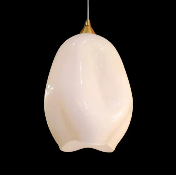 TULIP MOLOKO TULIP сатинированная латунь/прозрачный шнур/белый// подвесной E27 1х60  х   