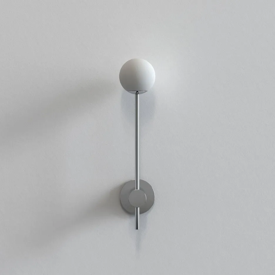 1424002 ORB Single Polished chrome/White// настенный G9 LED 1х3.5  х   